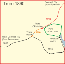 Truro railways in 1860 Truro 1860.gif