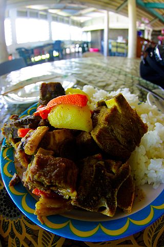 <span class="mw-page-title-main">Tuvaluan cuisine</span> Culinary traditions of Tuvalu