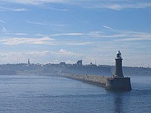 La foce del Tyne a Tynemouth