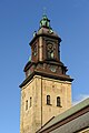 * Nomination Tower of the Christinae Church, Gothenburg. --ArildV 21:09, 30 September 2019 (UTC) * Promotion Leaning to left. --Steindy 21:43, 30 September 2019 (UTC) Is it? Please give some advice, I don't see the tilt here.--ArildV 06:49, 5 October 2019 (UTC)  Comment The right side of the tower is not vertical. --Manfred Kuzel 04:29, 7 October 2019 (UTC) See the notes! --Steindy 22:55, 7 October 2019 (UTC) * Comment A 100% vertcalization would destroy the proportions of this church tower completely. I'd suggest only a CW rotation by about 1.2°. --Smial 11:33, 10 October 2019 (UTC) Done Thank you for review and comments. --ArildV 19:48, 16 October 2019 (UTC) I think the perspective is okay now, but a dust spot is to remove. --Steindy 23:11, 17 October 2019 (UTC) Done --ArildV 19:32, 18 October 2019 (UTC)  Support Okay now, good quality. --Steindy 23:57, 18 October 2019 (UTC)