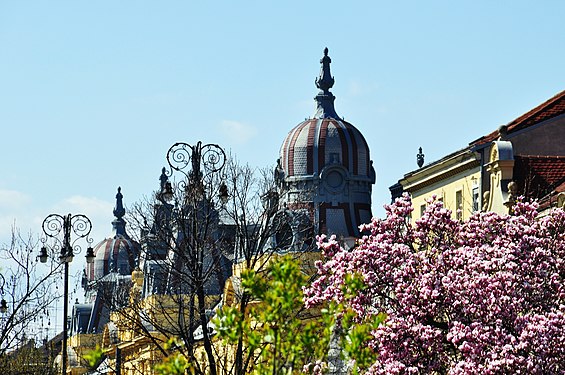 Croatian Railways Administrative Building in Zagreb (Roof)