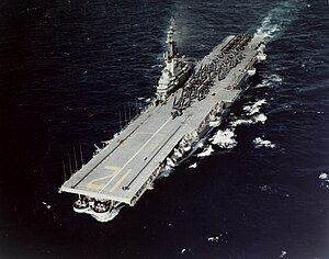 USS Hornet (CVA-12) en route to Guantanamo Bay on 10 January 1954 (80-G-K-17108).jpg