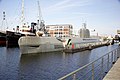 Bremerhaven'deki Alman Denizcilik Muzesinde eski denizaltilar