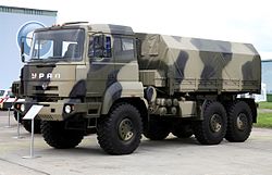 Ural-6370 for military users at a trade fair (2012)