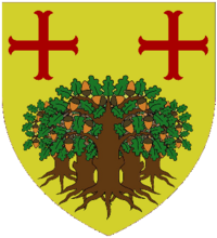 Uvedale of North End Escutcheon.png