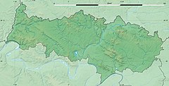 Mapa lokalizacyjna Doliny Oise