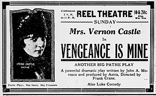 <i>Vengeance Is Mine</i> (1917 film) 1917 film by Frank Hall Crane