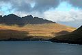 Viðareiði on Viðoy, Faroe Islands. View westwards.