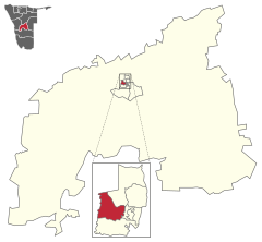 Karte Samora Machel (Wahlkreis) in Namibia