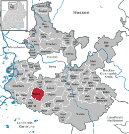 Walldorf - Localizazion