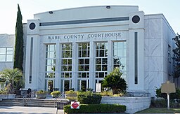 Ware Countys domstolshus i Waycross.