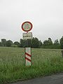 Bahnübergang östlich vom Bahnhof Weste, Straße nach Testorf