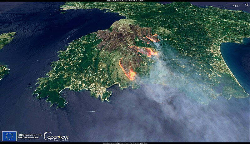 File:Wildfire outbreak in Corfu, Greece.jpg