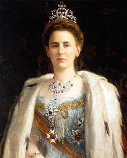 Koningin Wilhelmina in 1898