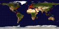 2008年全球機場分布圖
