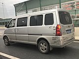 The rear view of a Wuling Rongguang S.