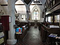 The interior of St James Church, Yarmouth, Isle of Wight.
