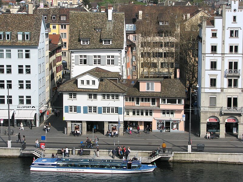 File:Zürich - Glentnerturm - Limmat-Turicum - Lindenhof IMG 6177.jpg