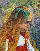 Portrait de fillette (Little girl portrait) - Joseph Artigue in Musée Toulouse-Lautrec Albi