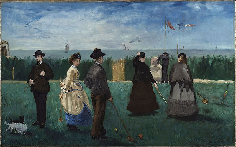 File:Édouard Manet - Croquet at Boulogne.jpg