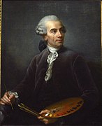 Portret van Joseph Vernet, 1778. Louvre.