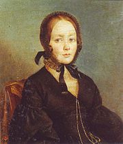 Pushkin's married lover Anna Petrovna Kern, for whom he probably wrote the most famous love poem in Russian (Source: Wikimedia)