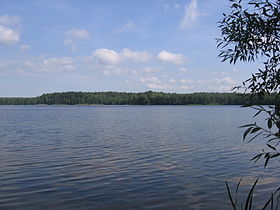 Озеро летом 2007 года