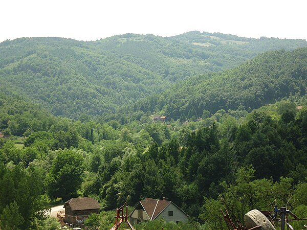 Gledić Mountains in southern Šumadija.