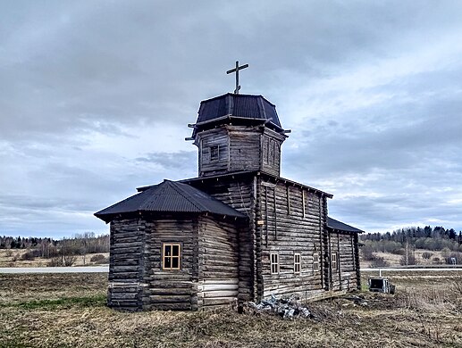 76. Церковь Климента, Масловская (Тулгас), Виноградовский район Автор — Александр Антонов гугл-картовский