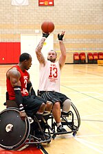 Thumbnail for File:2013 Marine Corps Trials wheelchair basketball competition DVIDS879933.jpg