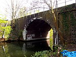 Voormalige spoorbrug bij bastion B