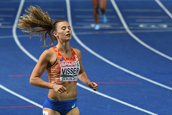 Visser at the 2018 European Championships in Berlin.