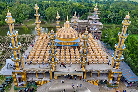 The 201 Dome Mosque in Tangail District, Bangladesh.