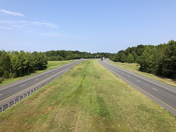 Route 55 northbound in Glassboro