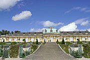 Дворцовые сады Сан-Суси, Германия, место съемок фильма