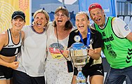 Deutsch: Beachhandball Weltmeisterschaften 2022; Tag 6: 26. Juli 2022 – Frauen, Finale, Spanien-Deutschland 0:2 (14:15, 20:22) English: 2022 Beach handball World Championships; Day 6: 26 July – Women Final – Spain-Germany 0:2 (14:15, 20:22)