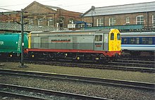 A Hunslet-Barclay class 20 at Doncaster in 1994 20903 at Doncaster Ron Hann.jpg