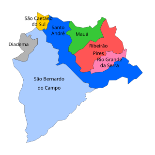 <span class="mw-page-title-main">ABC Region</span> Industrial region in Greater São Paulo, Brazil