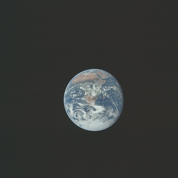 The totality of Africa seen by the Apollo 17 crew