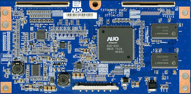 File:AUOptronics Timing Controller (t-con) board t370hw02 V402.jpg