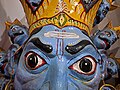 File:A close up view of Dashanan Raavana mask at Samaguri Satra, Majuli.jpg