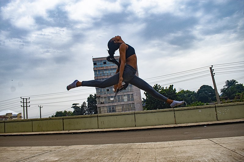 File:A display of Jumping Jack Cardio Exercise at Orji Flyover Owerri, Imo State.jpg