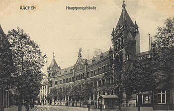 Ehem. Hauptpost Aachen um 1900