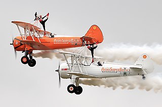 <span class="mw-page-title-main">AeroSuperBatics</span> British civilian formation aerobatics and wing-walking team