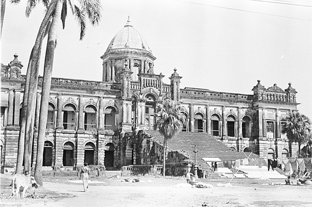 Ahsan Manzil palace in 1965