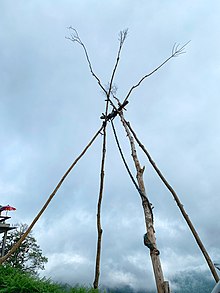 An Akha Swing in Pha Hee Village, Mae Sai District, Thailand Akha Swing at Pha Hee Village baanphaahii chingchaa chaaw`aakhaa.jpg