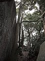 秋葉山、林立する巨岩