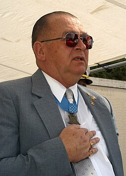 Kellogg in 2003 Allan J Kellogg Medal of Honor recipient.jpg