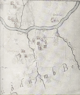 The oldest representation of Sterzenbach is a map by Jordan van der Weye from 1607