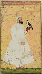 Portrait of Nawab Da’ud Khan with Falcon